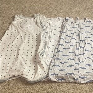 Set of 3 Sleep Sacks.  Nested Bean (6-12months), HB (6-12m), and HB (0-6m)